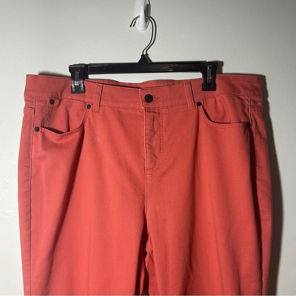 Talbots Simply Flattering 5 Pocket Straight Leg Jeans Cotton Blend Size 16 - Picture 2 of 10